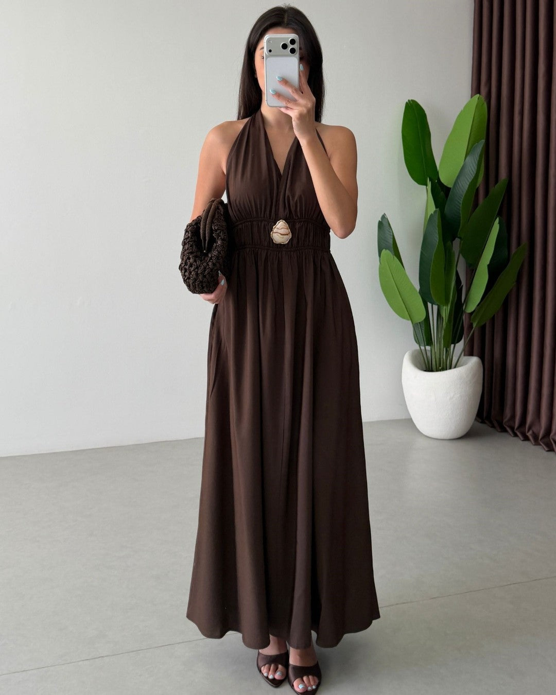 Muse Halter Maxi Dress