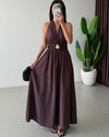 Muse Halter Maxi Dress