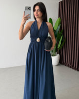 Muse Halter Maxi Dress