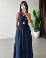 Muse Halter Maxi Dress