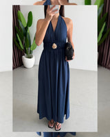 Muse Halter Maxi Dress