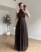 Muse Halter Maxi Dress