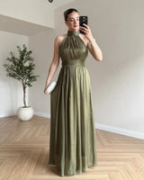 Muse Halter Maxi Dress