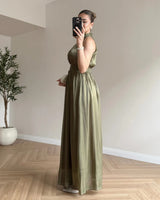 Muse Halter Maxi Dress