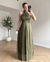 Muse Halter Maxi Dress
