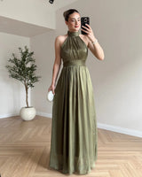 Muse Halter Maxi Dress