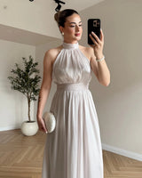 Muse Halter Maxi Dress