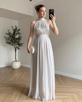 Muse Halter Maxi Dress