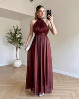 Muse Halter Maxi Dress