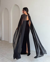 Noir Éclipse Gown