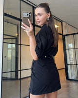 Noir Edge Dress