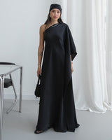 Noir Silk Dress