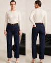 Nomi Dark Wash Denim+ Belt
