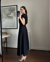 Off-Shoulder Asymmetric Dress