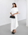 Off-Shoulder Asymmetric Dress