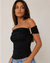Off-Shoulder Sculpt Top