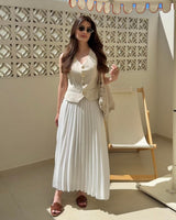 Old Money Pleated Set