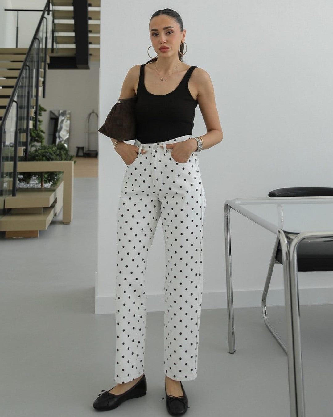 Old Money Polka Denim
