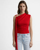 One-Shoulder Statement Top