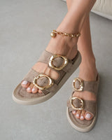 Oran Comfort Buckle Slides