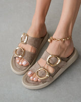 Oran Comfort Buckle Slides