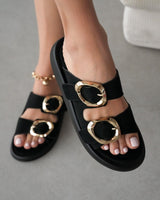 Oran Comfort Buckle Slides