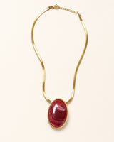 Oval Pendant Necklace