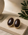 Oval Statement Earrings