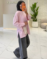 Oversized Split Sweatshirt