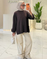 Oversized Split Sweatshirt