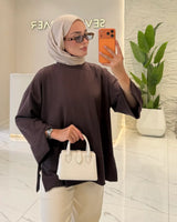 Oversized Split Sweatshirt
