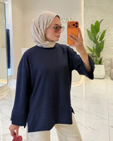 Oversized Split Sweatshirt