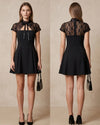 Parisian Lace Mini Dress