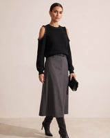 Pearl Drop Shoulder Knit