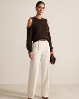 Pearl Drop Shoulder Knit