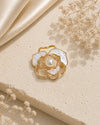 Pearl Flower Brooch
