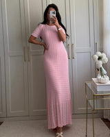 Pearl Knitted Maxi Dress