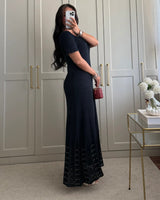Pearl Knitted Maxi Dress