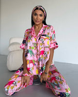 Pink Jungle Pajama Set