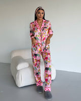 Pink Jungle Pajama Set
