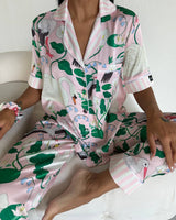 Pink Lotus Pajama Set