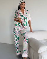 Pink Lotus Pajama Set