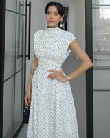 Polka Dot Feminine Elegance Dress