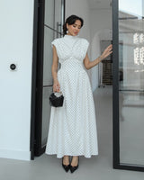 Polka Dot Feminine Elegance Dress