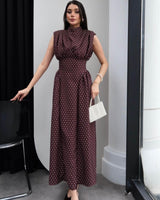 Polka Dot Feminine Elegance Dress