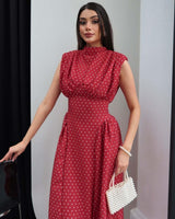 Polka Dot Feminine Elegance Dress