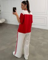 Polka Dot Relaxed Set