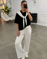 Polka Dot Relaxed Set