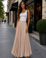 Polka Maxi Skirt