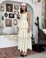 Polka Ruffle Volume Dress